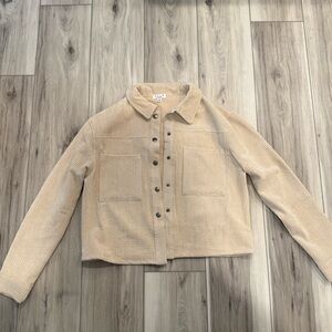 Beige corduroy shirt Jacket